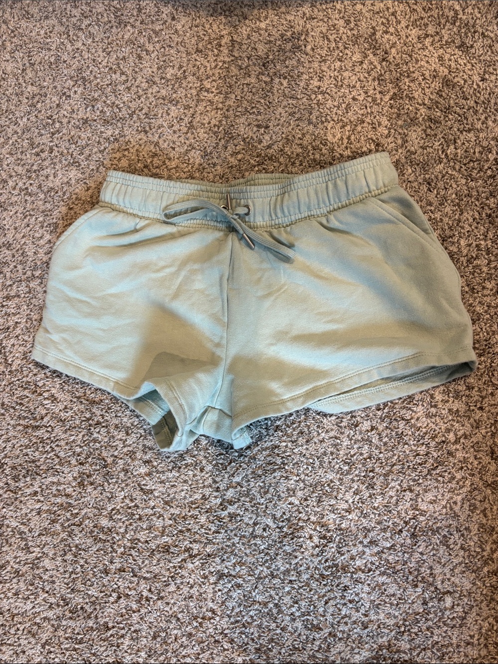 Auden Light Sage Drawstring Athletic Shorts